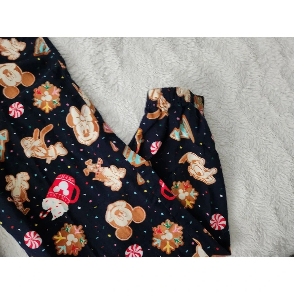 Old Navy x Disney Mickey Mouse Christmas Flannel Pajama Pants Women's Size XS...